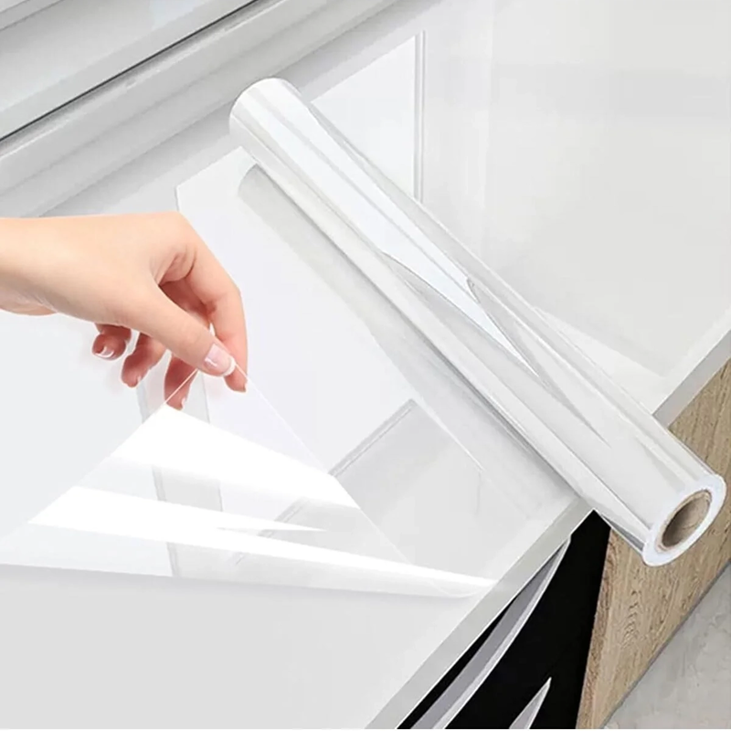 Kendinden Yapışkanlı Kalın Parlak Şeffaf Folyo